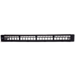 PATCH PANEL 19" UTP MODULARE VUOTO PER 24 PRESE KEYSTONE 1U WP CABLING WPC-PAN-BUP24