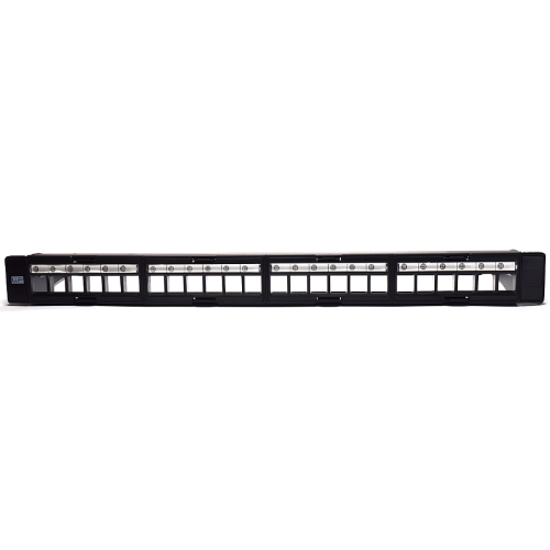 PATCH PANEL 19" UTP MODULARE VUOTO PER 24 PRESE KEYSTONE 1U WP CABLING WPC-PAN-BUP24