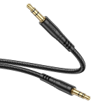 CAVO AUDIO AUX JACK 3,5MM TO JACK 3,5MM 1 METRO HOCO UPA24 NERO