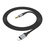 CAVO AUDIO AUX HOCO DA LIGHTNING A JACK 3,5 MM 1 METRO UPA26 NERO