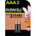 BATTERIA RICARICABILE MINISTILO AAA DURACELL CONF. 2PZ 750MHA