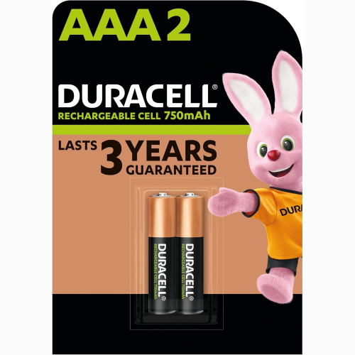 BATTERIA RICARICABILE MINISTILO AAA DURACELL CONF. 2PZ 750MHA