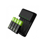 SET GREEN CELL GC VITALCHARGER E 4 BATTERIE AA 2000MAH NI-MH - GRSETGC01