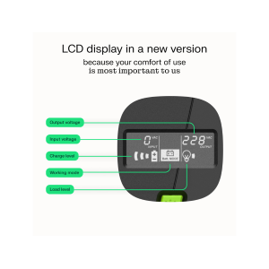 GRUPPO DI CONTINUITA' UPS GREEN CELL UPSLM360 650VA 360W 2X SCHUKO POWERPROOF CON DISPLAY LCD