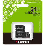 MEMORIA MICROSD KINGSTON 64GB CL10 CANVAS SDCS3/64GB 