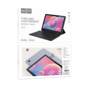 TABLET 10.1" 6GB/128GB HOCO HD WI-FI SIM ANDROID A12 GRIGIO METALLIZZATO INCLUSO CUSTODIA + TASTIERA + STILO