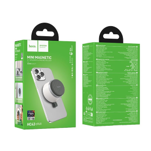 ALTOPARLANTE BLUETOOTH 8W 3H HOCO CON BLOCCO MAGNETICO INTEGRATO HC43 BIANCO