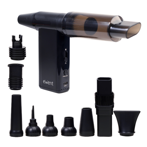 EWENT EW5682 SOFFIATORE ASPIRAPOLVERE GONFIATORE 8 VELOCITÀ 180.000 GIRI/MIN BATTERIE LITIO 4000MHA