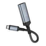 CAVO DI CONVERSIONE DA USB C A HDTV HOCO 4K 30HZ 0,2 M UA43A GRIGIO METALLO  