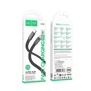 CAVO DATI LIGHTNING TO TYPE-C - 1 METRO PD 30W NERO | HOCO X125