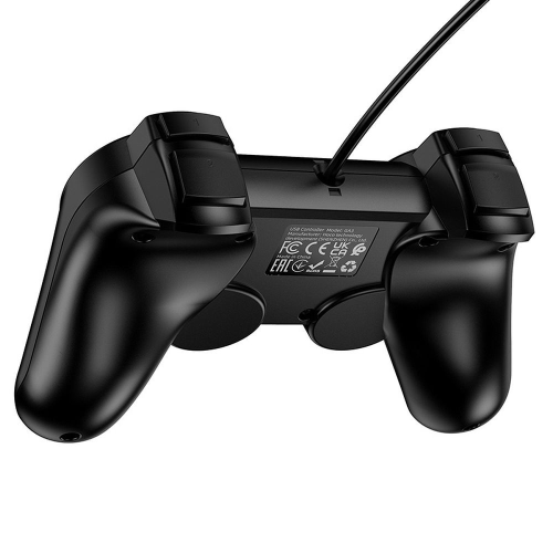 GAMEPAD CABLATO HOCO PER PC FAST LINK GA3 NERO  
