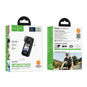 TELECAMERA SPORTIVA HOCO 1,47" IPS 2K/15FPS WI-FI DV105 NERA  