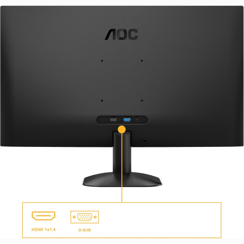 MONITOR FULL HD DA 27 POLLICI AOC 27B31H 120 HZ SINCRONIZZAZIONE ADATTIVA DELL'IMMAGINE 1920X1080, 1X D-SUB, 1X HDMI 1.4 NERO, 27 INCH FHD IPS, 100 HZ, NO ALTOPARLANTI