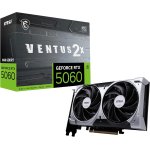 SCHEDA VIDEO MSI NVIDIA GEFORCE RTX 5060 8G VENTUS 2X OC SCHEDA GRAFICA GAMING GDDR7 128 BIT, FREQUENZA BOOST FINO A 2535 MHZ, PCIE GEN 5, DLSS 4, 3X DP 2.1, 1X HDMI 2.1, COMPATIBILE CON CASE SFF