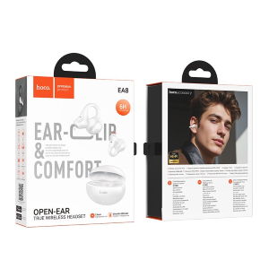 AURICOLARI CUFFIE CON MICROFONO BLUETOOTH TWS EA8 BIANCHE HOCO 