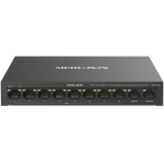 HUB SWITCH DI RETE 10 PORTE CON 8 PORTE POE+ 10/100MBPS 65W + 2 PORTE GIGABIT