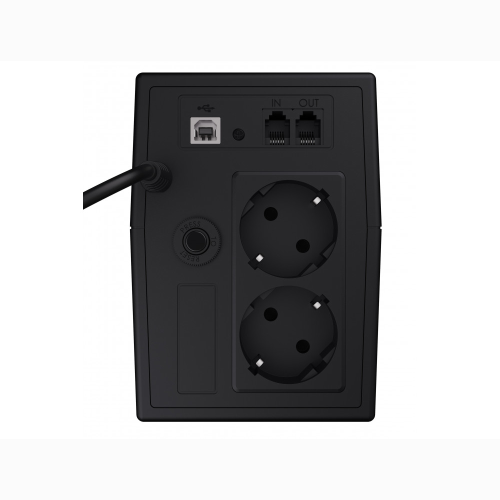 GRUPPO DI CONTINUITA' UPS GREEN CELL UPS01 POTENZA 800VA 480W 230V ALIMENTATORE PROTEZIONE DA SOVRATENSIONI LINE INTERACTIVE AVR USB/RJ11 2X SCHUKO USCITE CON DISPLAY LCD