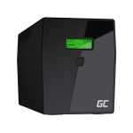 GRUPPO DI CONTINUITA' UPS GREEN CELL UPS05 POTENZA 2000VA 1200W 230V ALIMENTATORE PROTEZIONE DA SOVRATENSIONI LINE INTERACTIVE AVR USB/RJ45 4X SCHUKO IEC USCITE CON DISPLAY LCD