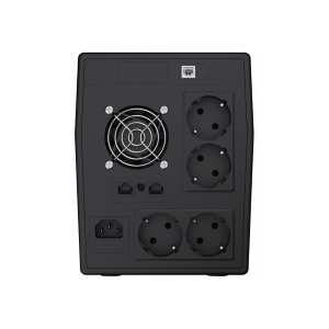 GRUPPO DI CONTINUITA' UPS GREEN CELL UPS05 POTENZA 2000VA 1200W 230V ALIMENTATORE PROTEZIONE DA SOVRATENSIONI LINE INTERACTIVE AVR USB/RJ45 4X SCHUKO IEC USCITE CON DISPLAY LCD