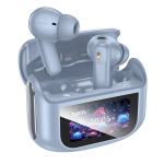 AURICOLARI WIRELESS HOCO CON TOUCH SCREEN TWS ANC ENC EQ21 BLU
