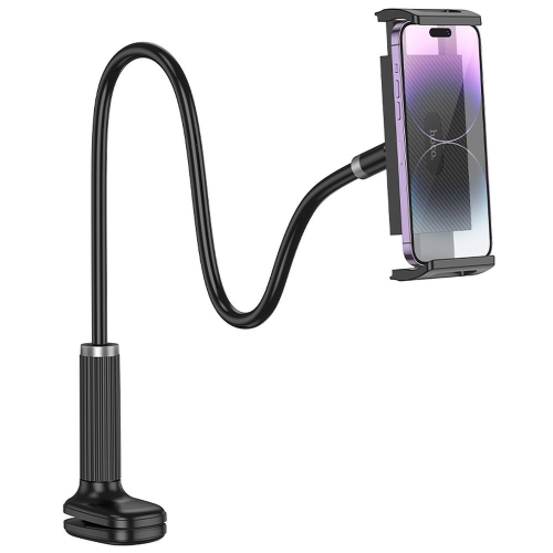 SUPPORTO DA SCRIVANIA REGOLABILE HOCO CON CLIP HD10 NERO