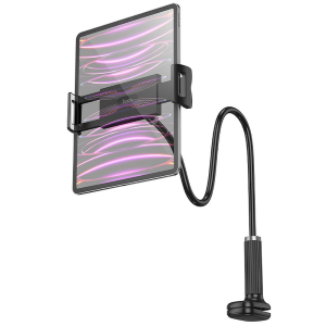 SUPPORTO DA SCRIVANIA REGOLABILE HOCO CON CLIP HD10 NERO