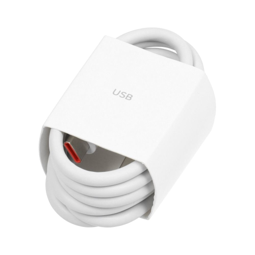 CAVO DATI USB A TYPE-C 1 METRO 6A 65W BIANCO PER XIAOMI MI TURBO 