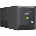 GRUPPO DI CONTINUITA' UPS GREENCELL UPSLM600 1000VA 600W POWERPROOF CON DISPLAY LCD – ONDA SINUSOIDALE MODIFICATA, PROTEZIONE DA CORRENTE PER DISPOSITIVI, PROTEZIONE DA SOVRATENSIONE, ALIMENTAZIONE DI EMERGENZA PER ELETTRODOMESTICI