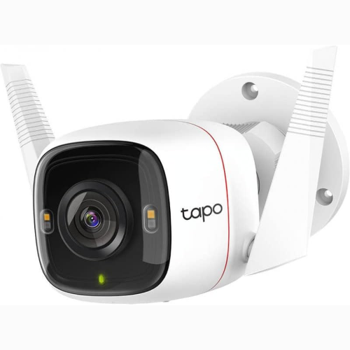 TELECAMERA TP-LINK TAPO C320WS WI-FI ESTERNO 2K 4MP, TELECAMERA DI SORVEGLIANZA, VISIONE NOTTURNA A COLORI, RILEVAZIONE MOVIMENTO CON ALLARME, AUDIO BIDIREZIONALE, COMPATIBILE CON ALEXA, IP66