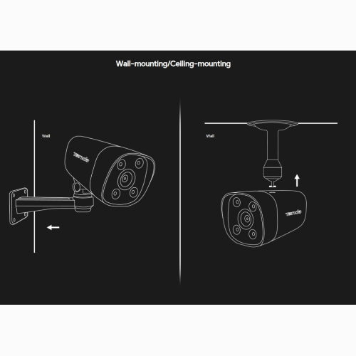 TENDA TELECAMERA DI SORVEGLIANZA 4MP IR BULLET POE IT7-PCS (SUPPORTO PER MURO NON INCLUSO)