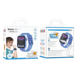 SMARTWATCH OROLOGIO HOCO 1.83" 4G GPS SMARTWATCH PER BAMBINI CON FUNZIONE TALK Y101 BLU