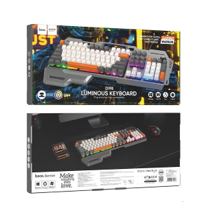 TASTIERA GAMING QWERTY CABLATA HOCO DI98 NERA E TASTI COLORATI RETROILLUMINATI