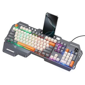 TASTIERA GAMING QWERTY CABLATA HOCO DI98 NERA E TASTI COLORATI RETROILLUMINATI