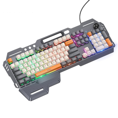 TASTIERA GAMING QWERTY CABLATA HOCO DI98 NERA E TASTI COLORATI RETROILLUMINATI
