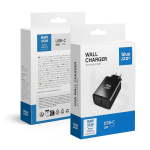 ALIMENTATORE CARICABATTERIE DI RETE TYPE-C PD QC4.0 3A 35W | BLUE STAR TFB-TC-35WPD NERO