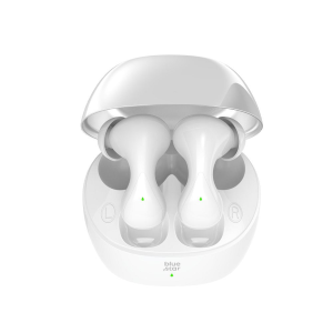 AURICOLARI CUFFIE CON MICROFONO BLUETOOTH TWS BK92 BIANCHE BLU STAR