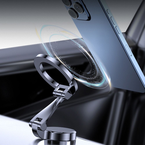 SUPPORTO MAGNETICO PER AUTO BLUE STAR EASY VIEW COMPATIBILE CON MAGSAFE NERO