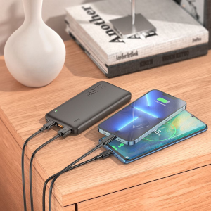 POWER BANK 10000MAH PD QC 3A 22,5W HOCO J101 NERO