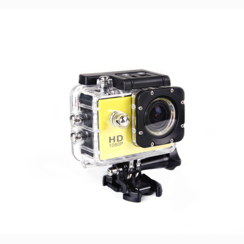 TELECAMERA SPORTIVA GIALLA FULL HD 1080P SJ4000 DV IMPERMEABILE SCHERMO 2 POLLICI
