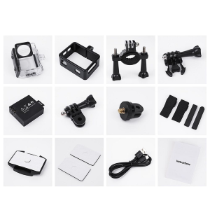 VIDEOCAMERA SPORTIVA HOCO CON DUE DISPLAY 1,3" + 2" ANTI-SHAKE IPS 4K/30FPS DV102 NERO