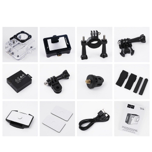 VIDEOCAMERA SPORTIVA HOCO CON DISPLAY DA 2" 1080P/30FPS DV100 NERA