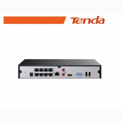 TENDA TN3108-8P | NVR POE 8 CANALI UHD 4K | PLUG AND PLAY | SMART ENCODING | ONVIF | SUPPORTO 10 TB