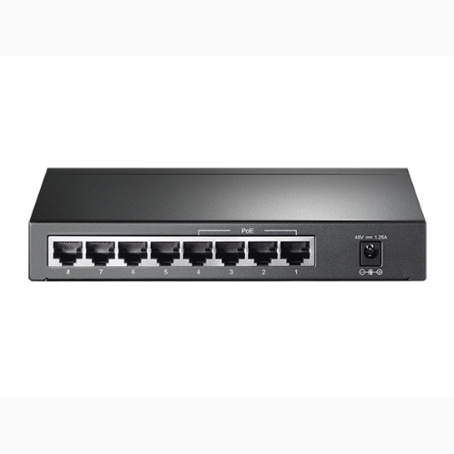 HUB SWITCH DI RETE 8 PORTE CON 4 PORTE POE TP-LINK TL-SG1008P GIGABIT 55W