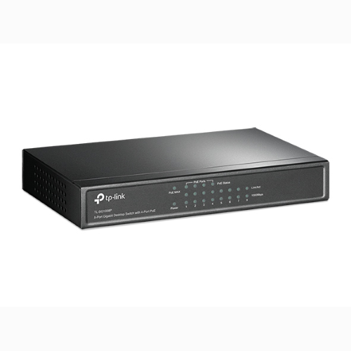 HUB SWITCH DI RETE 8 PORTE CON 4 PORTE POE TP-LINK TL-SG1008P GIGABIT 55W