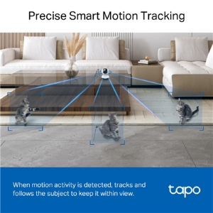 TELECAMERA WIRELESS MOTORIZZATA 360° 2K QHD SUPPORTA MICROSD FINO A 512GB APP TAPO | TP-LINK TC72