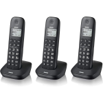TELEFONI CORDLESS BRONDI GALA TRIS TRIO RUBRICA/LISTA CHIAMATE/BLOCCO TASTI ECO DECT
