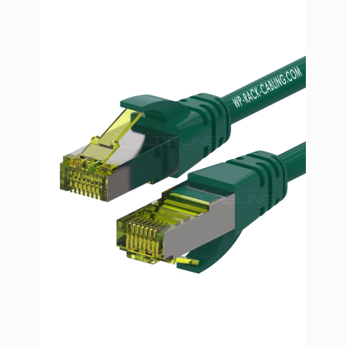 CAVO DI RETE PATCH CAT.6A S-FTP PIMF 20CM LS0H VERDE - WP CABLING