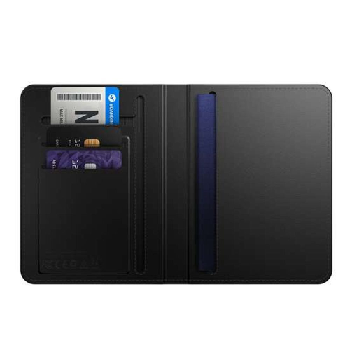 LOCALIZZATORE COMPATIBILE CON APPLE TROVA IL MIO - COPERTINA PER PASSAPORTO HOCO E91G NERA