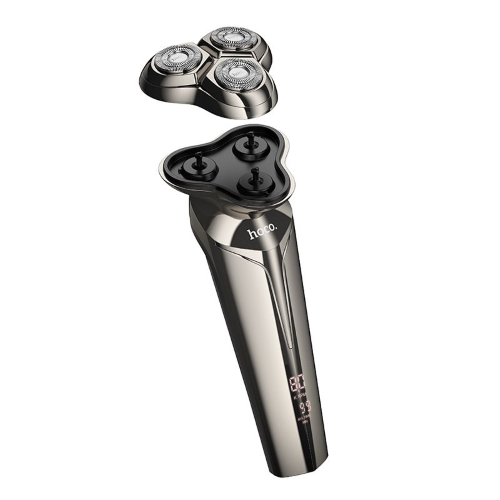 RASOIO HOCO CON TRIPLA LAMA GRIGIO METALLIZZATO HOCO HP39