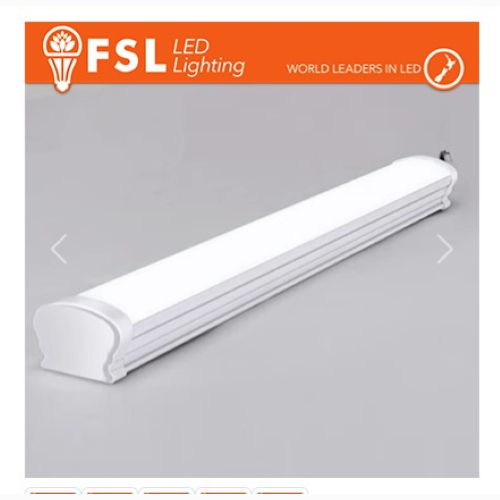 PLAFONIERA LED LINEARE IP65 30CM 9W 4000K LUCE NATURALE FSL FLB030-4K
